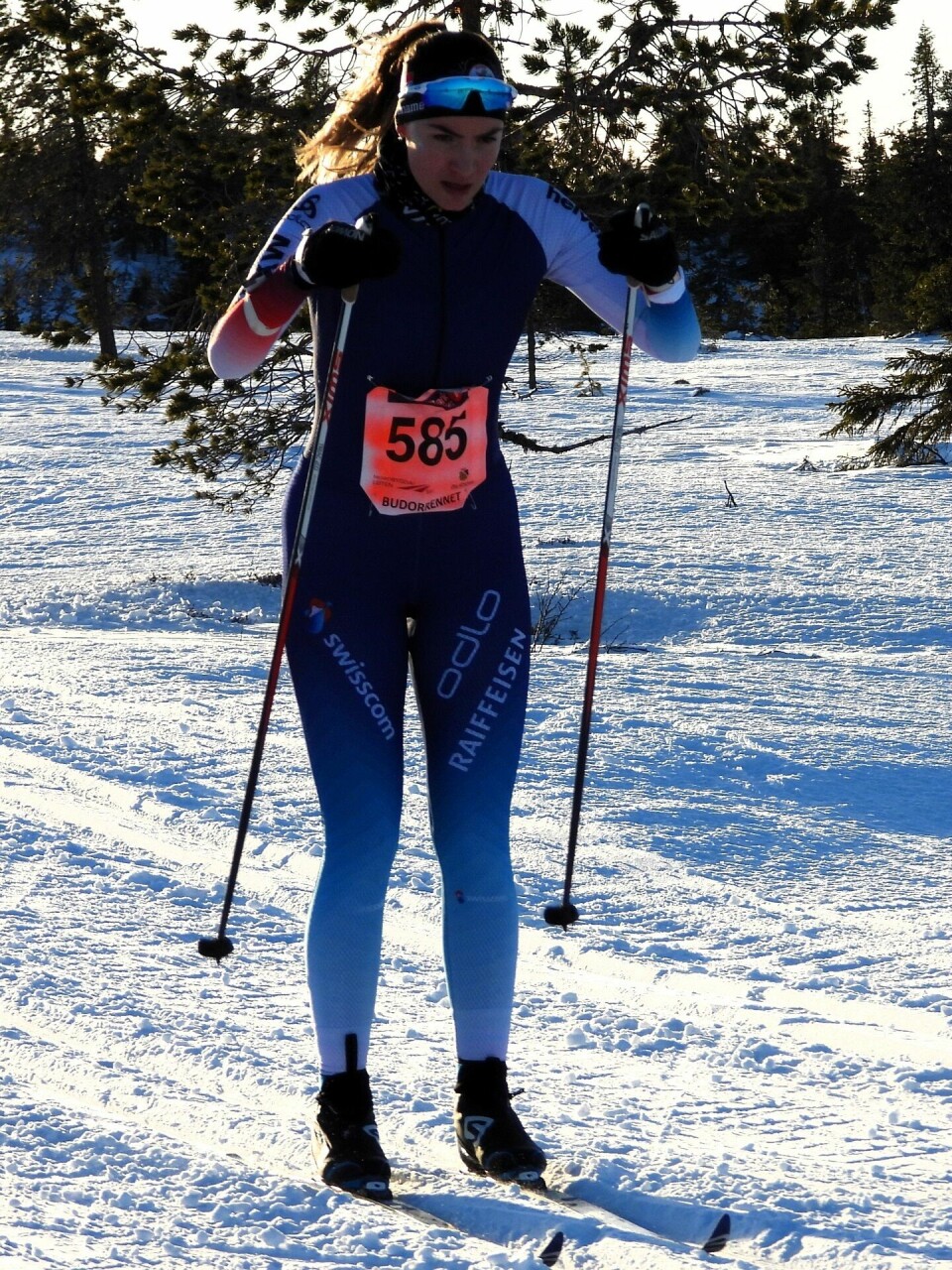 Det var både svenske, danske og franske innslag på 25 km der Alina Niggli var suveren i kvinneklassen. (Foto: Stein Arne Negård)