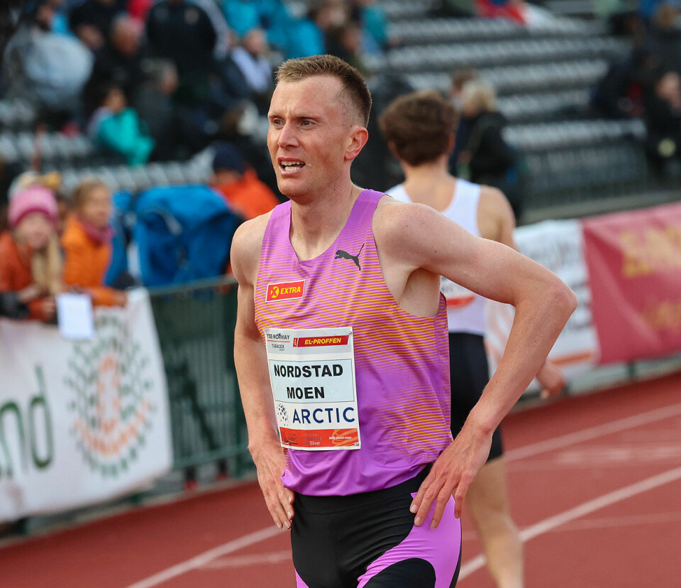 Det var uvant å se Sondre Nordstad Moen på en 3000 meter. De siste årene har han stort sett bare konkurrert på hel- og halvmaraton.