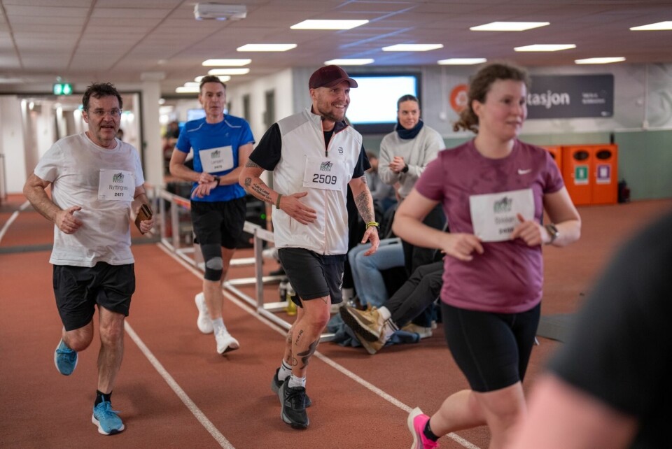 Stian “Staysman” Thorbjørnsen (2509) er mest kjent som artist og realitydeltaker. Nå gjør han det bra i løpesko. På Bislett perset han med 17 minutter på halvmaraton. (Foto: Samuel Hafsahl)