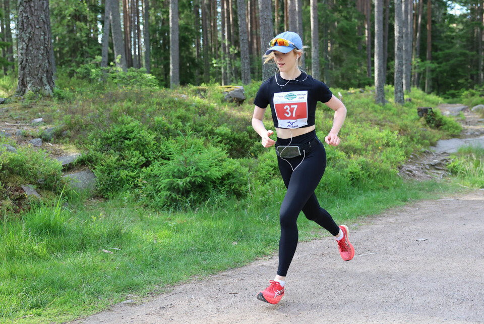 Margrethe Frank var best på den aller lengste distansen, 63,3 km. (Foto: Tom-Arild hansen)