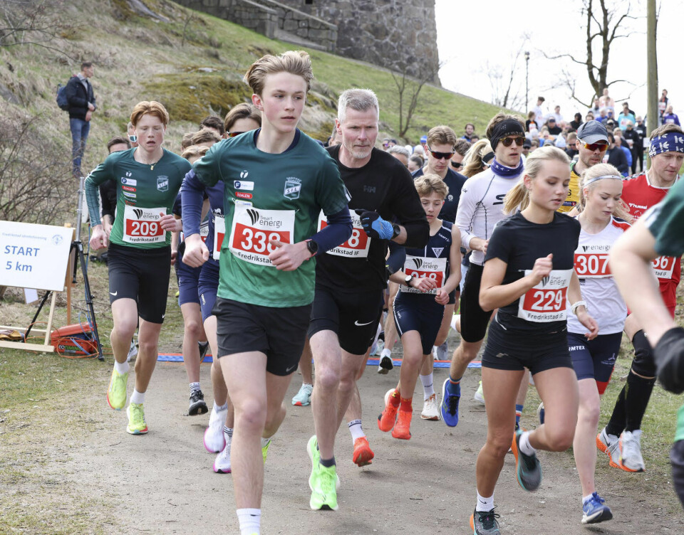 Malin Søtorp Solberg (222) tok en klar seier i kvinneklassen på 5 km. Ellinor Fossheim Solberg med startnumer 307 ble nummer tre. (Foto:Ida Christin Foss)