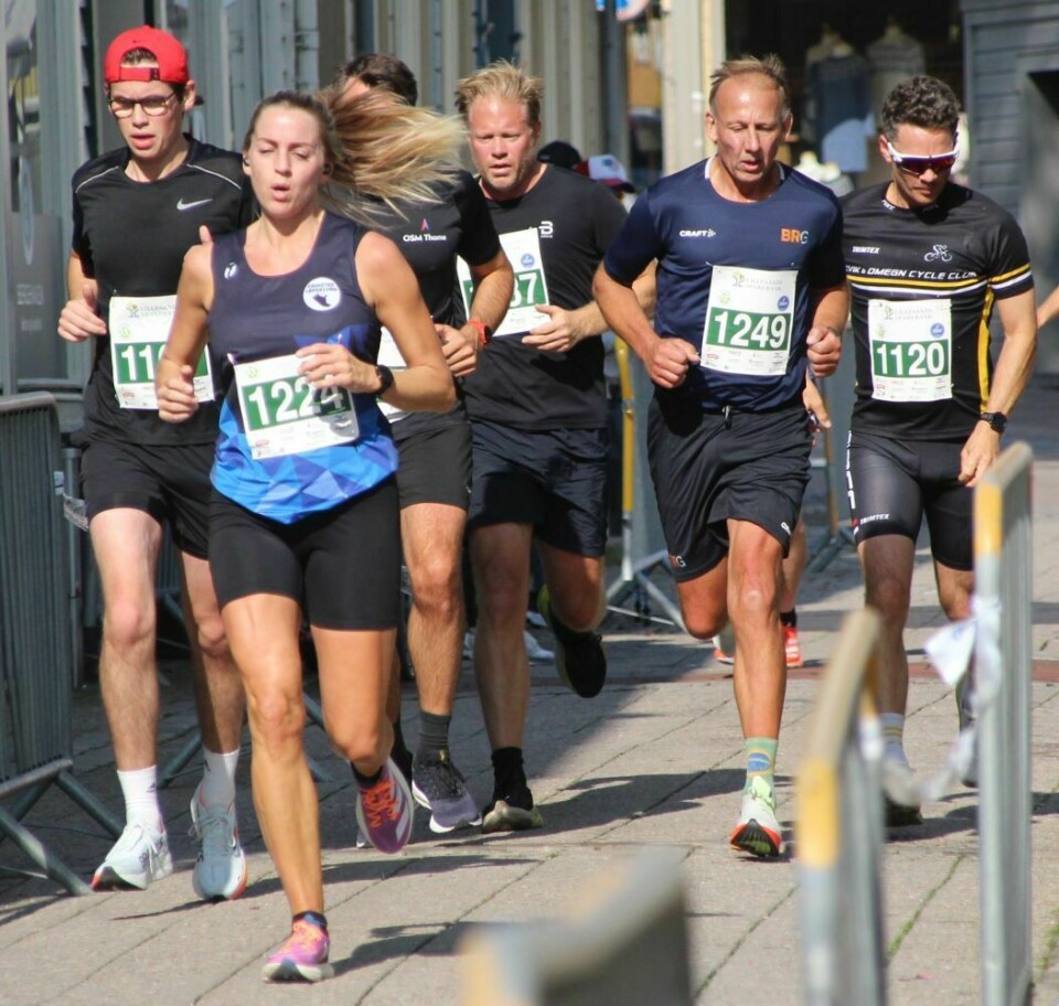 Rekordmange løp Grimstad maraton