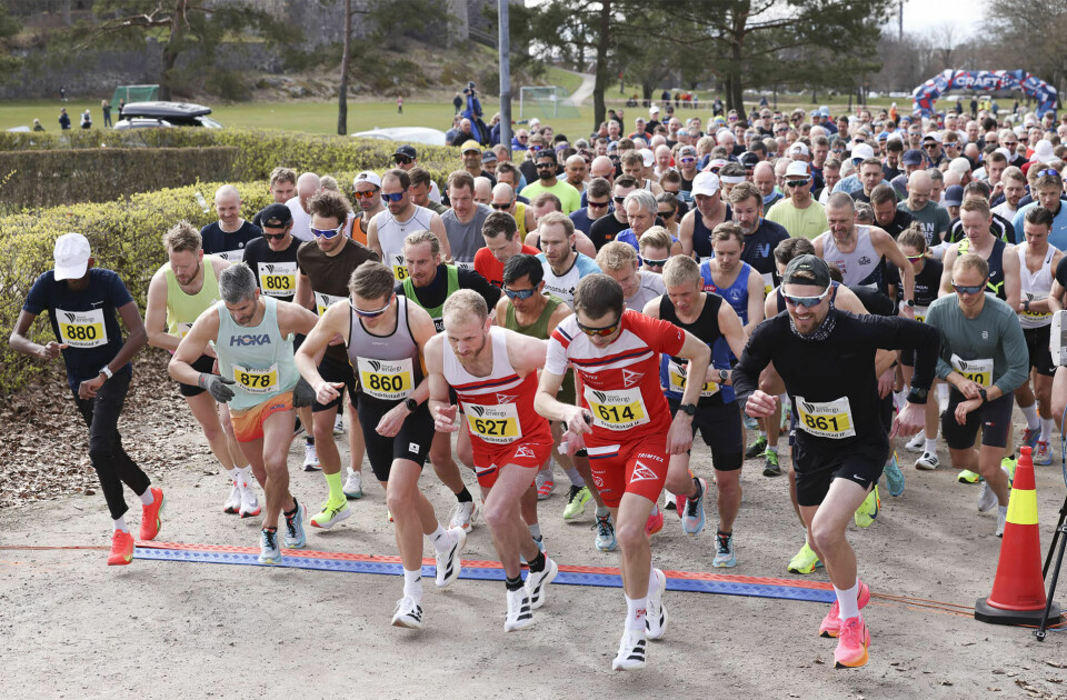 Løperen med startnummer 627, Jonas Frorud, tok en klar seier foran Mats Hellerud (860) og Hamse Looyar (880). (Foto: Ida Christin Foss)