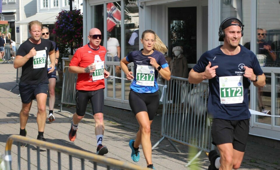 Rekordmange løp Grimstad maraton