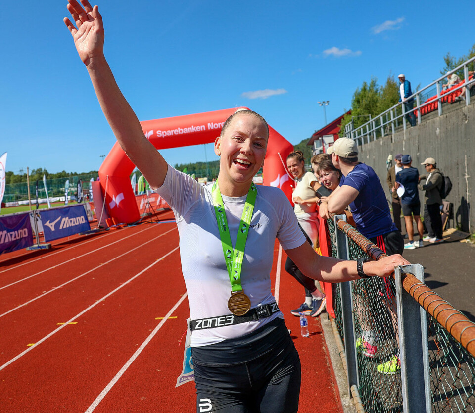 Maria Mossestad tok en klar seier på maraton.