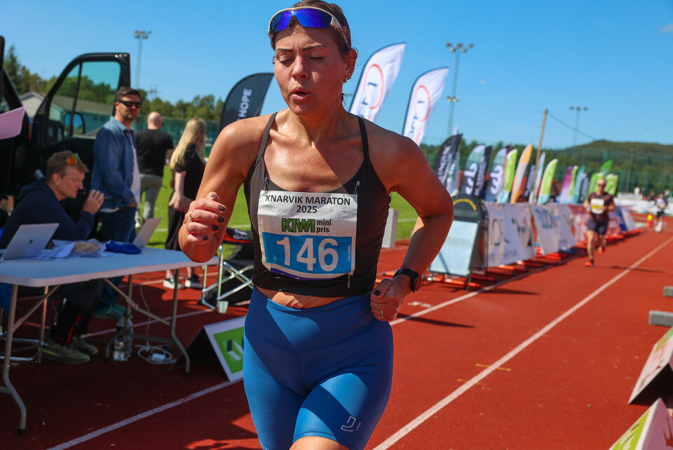 Barbro Lindkvam inn til en andreplass på maraton.