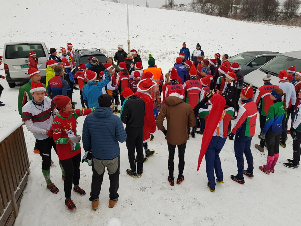 Utdeling av kart.