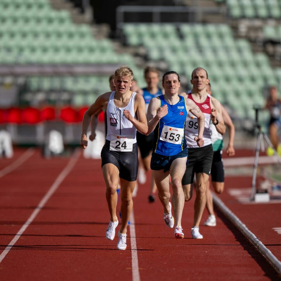 Stor bredde på 1500 m i Oslo Sommerstevne på Bislett