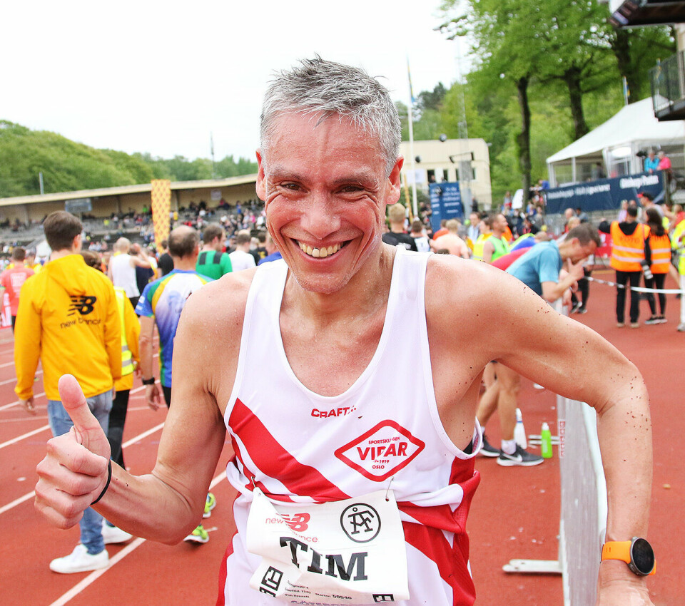 Du kan klare mer enn du tror, sier kondispresident Tim Bennett. Bildet er fra Göteborgsvarvet forrige uke. (Foto: Runar Gilberg) Du kan klare mer enn du tror, sier kondispresident Tim Bennett. Bildet er fra Göteborgsvarvet forrige uke. (Foto: Runar Gilberg)