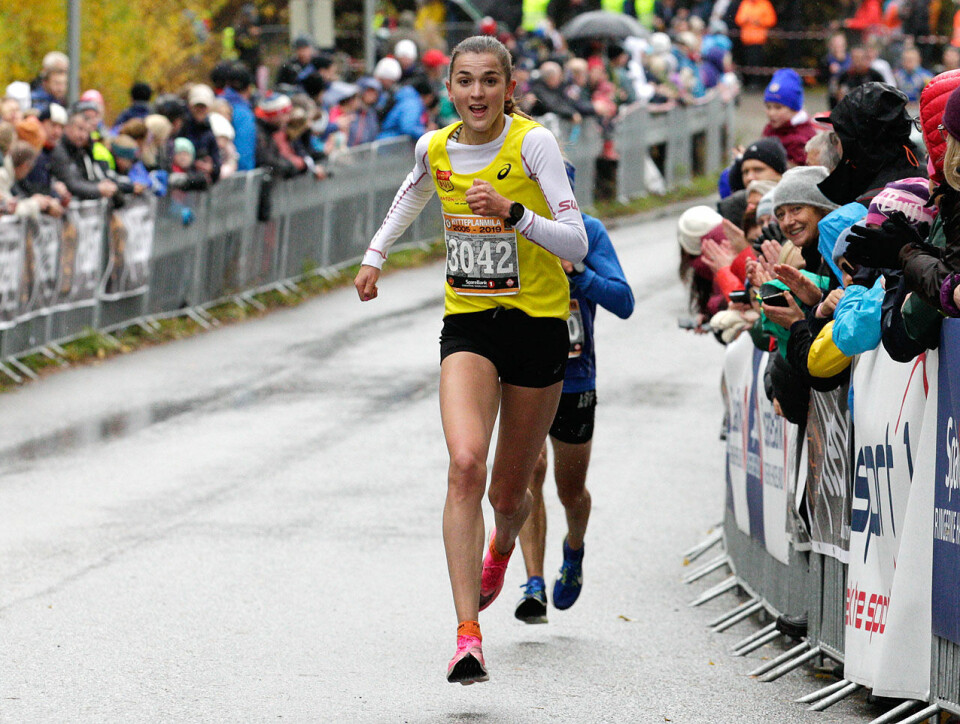 Vinner: Sigrid Jervell Våg vinner kvinneklassen på den sterke tiden 32.52, men det så vi ikke i TV-sendinga. (Foto: Per Inge Østmoen) Vinner: Sigrid Jervell Våg vinner kvinneklassen på den sterke tiden 32.52, men det så vi ikke i TV-sendinga. (Foto: Per Inge Østmoen)
