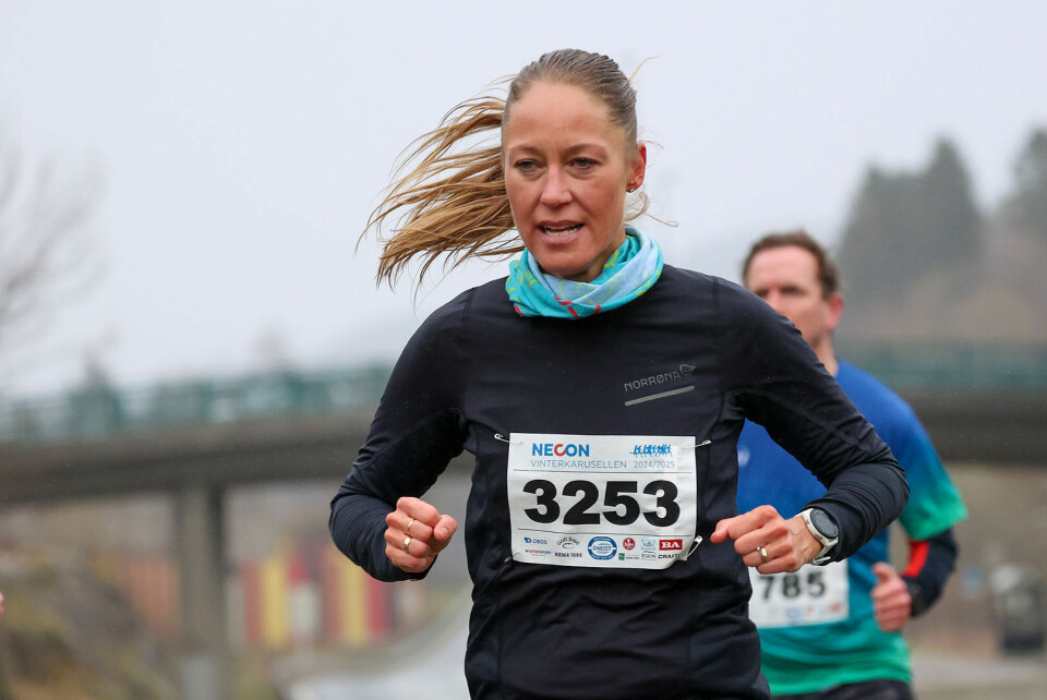 Vi skal også få med at det konkurreres i aldersklasser i slike løp. Her er Anniken Gjærum blant de som gjør det godt: en andreplass i klasse K40-44 på 10 km.