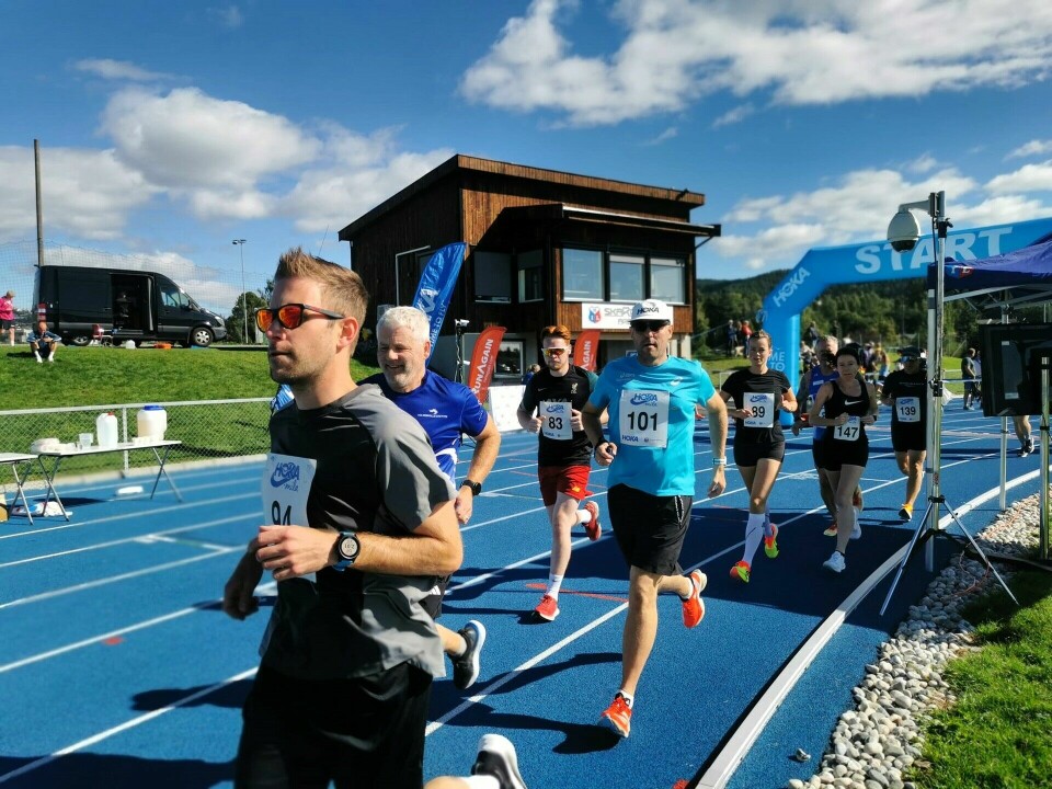 Vellykket premiere med 122 baneløpere i HOKA-mila i Moelv