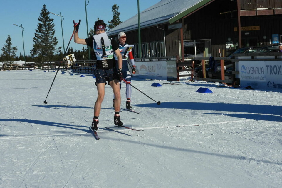 Teodor Mo Hjelseth spurtet inn til seier i H17-20 foran Ole Gunnar Kleppa Madslien