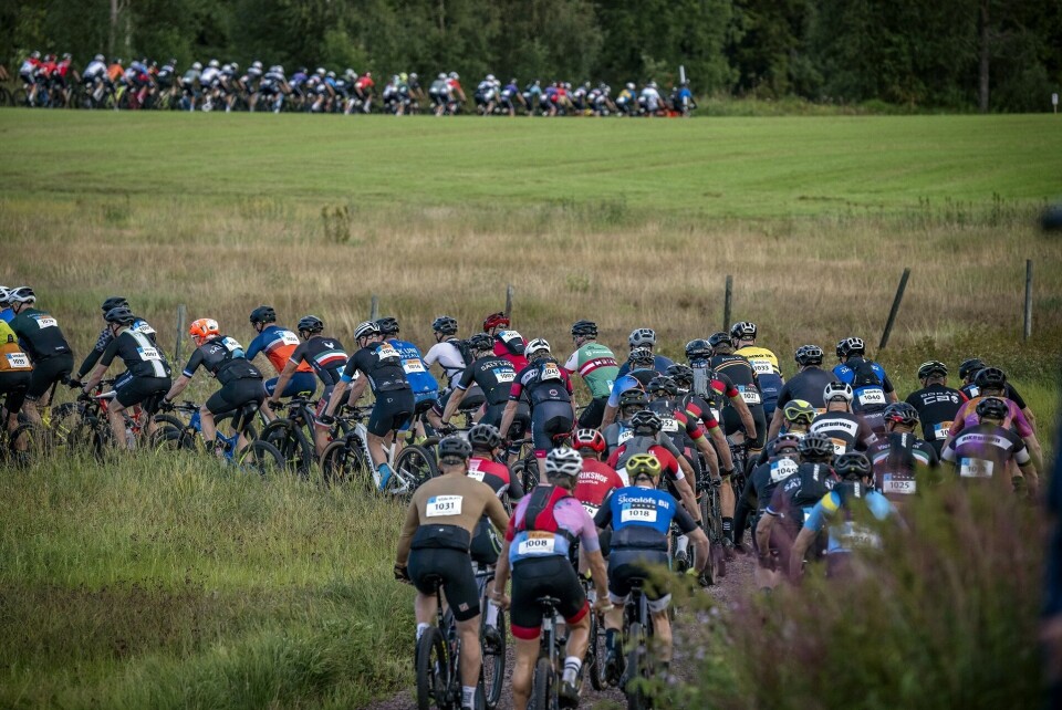 Fra starten på Cykelvasan 2024. (Foto: Ulf Palm) X