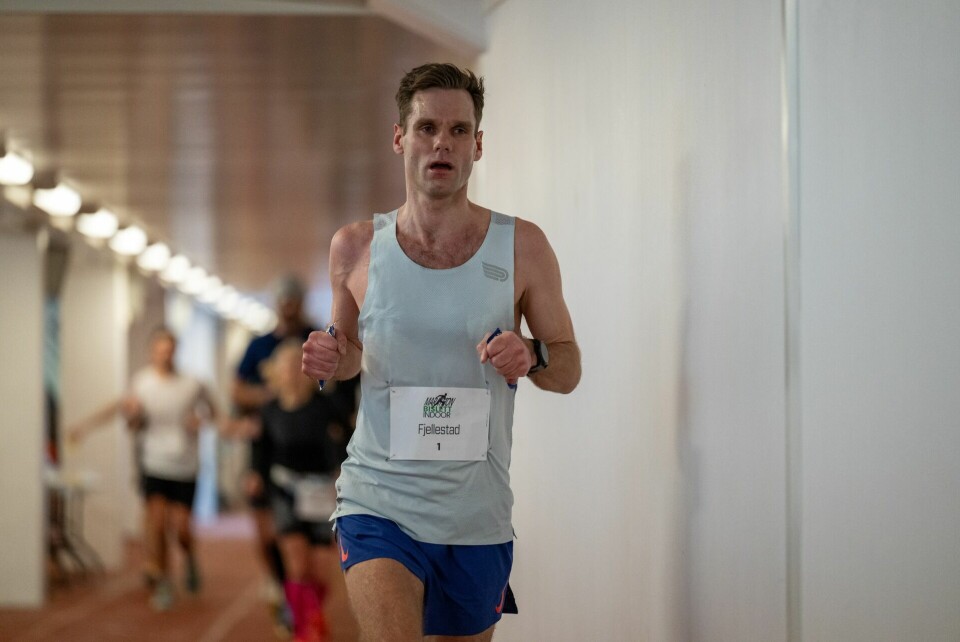 Bislett Indoor Marathon med 333 løpere på tre distanser
