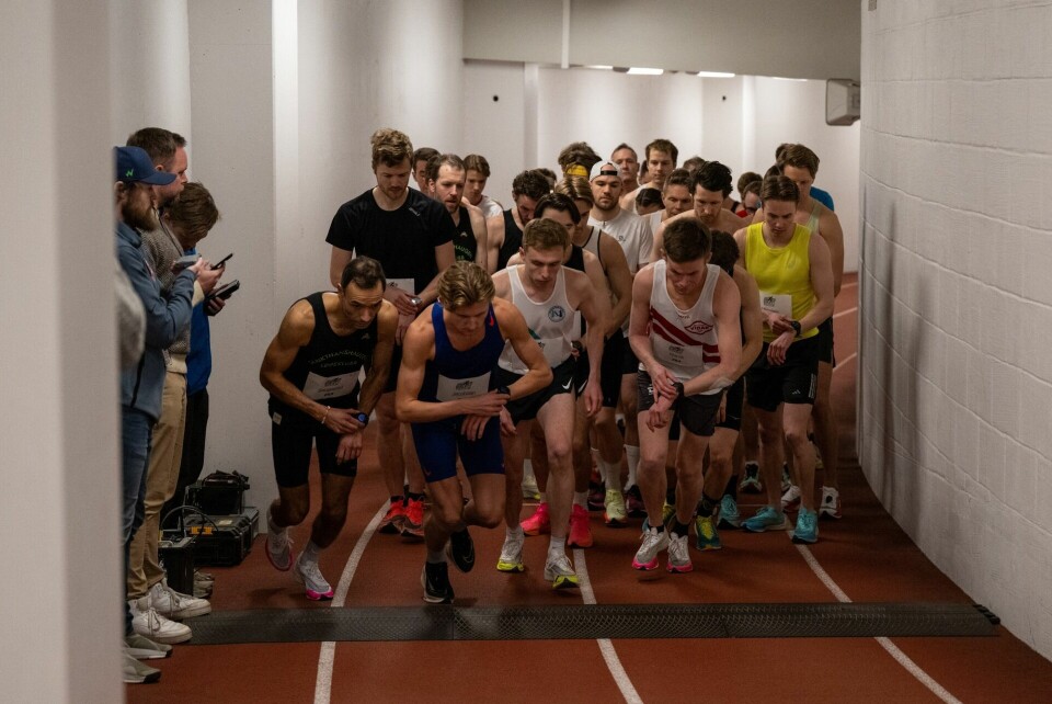 Bislett Indoor Marathon med 333 løpere på tre distanser