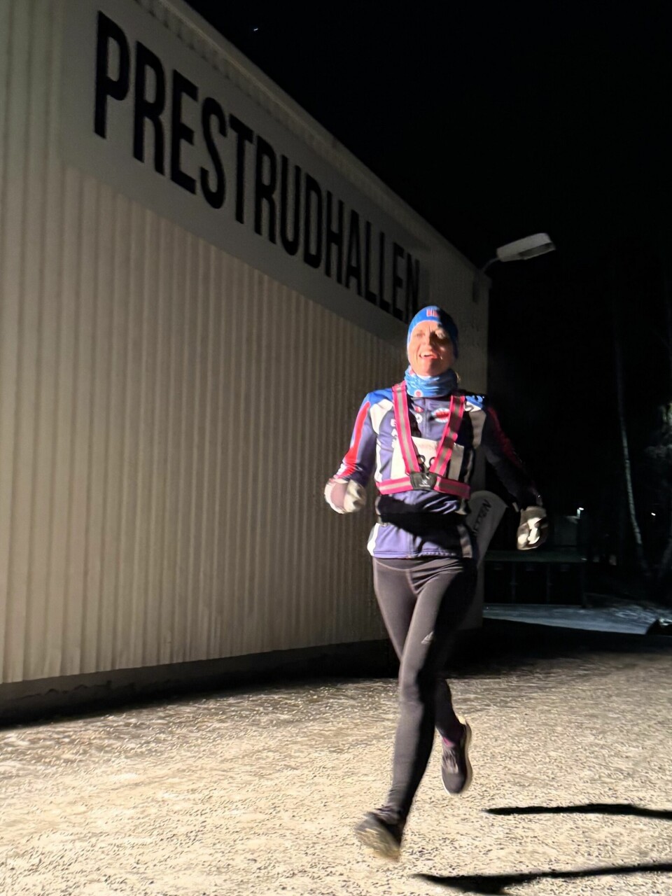 Camilla Rustadbakken Berg inn til en ny seier ved Prestrudhallen tirsdag kveld. (Foto: Hilde Hagevik Odde)