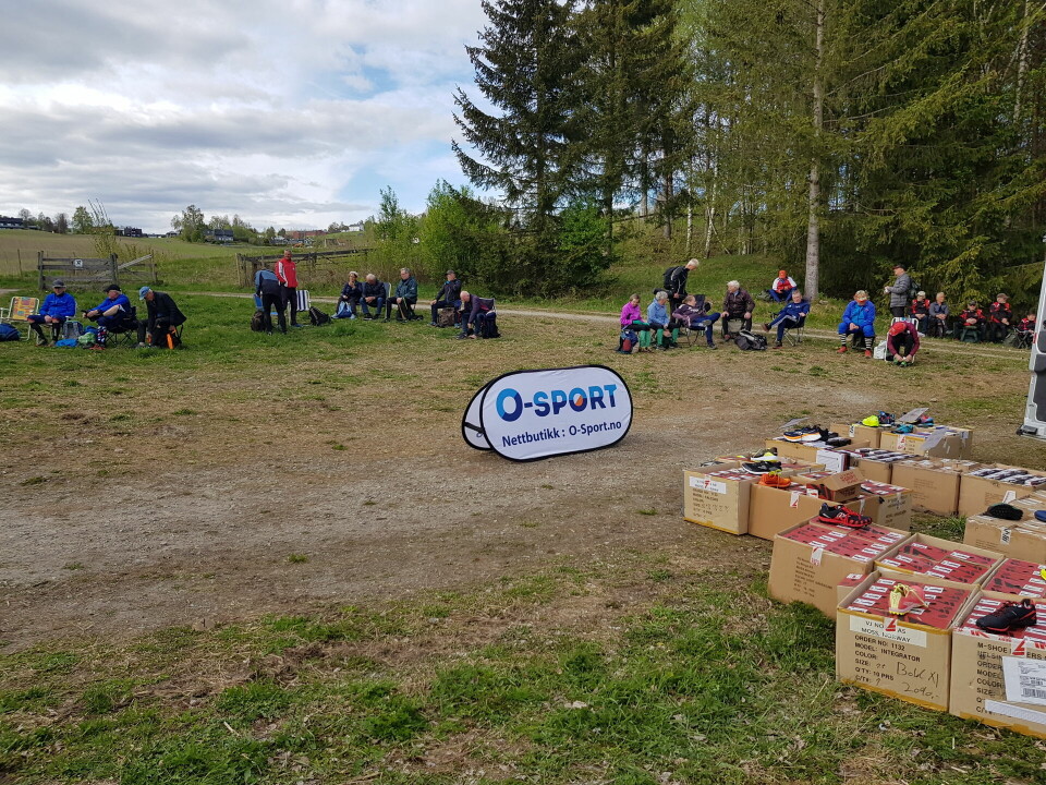 Fin samlingsplass med O-sport-salg'