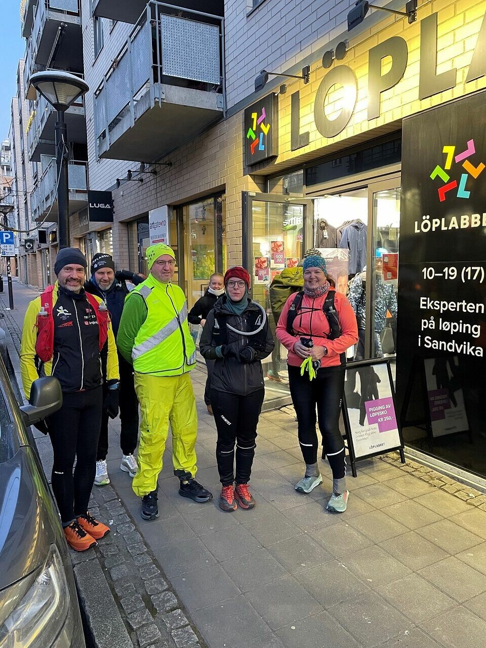 Kald, men flott Ribbemaraton fra Sandvika til Ski 3. juledag