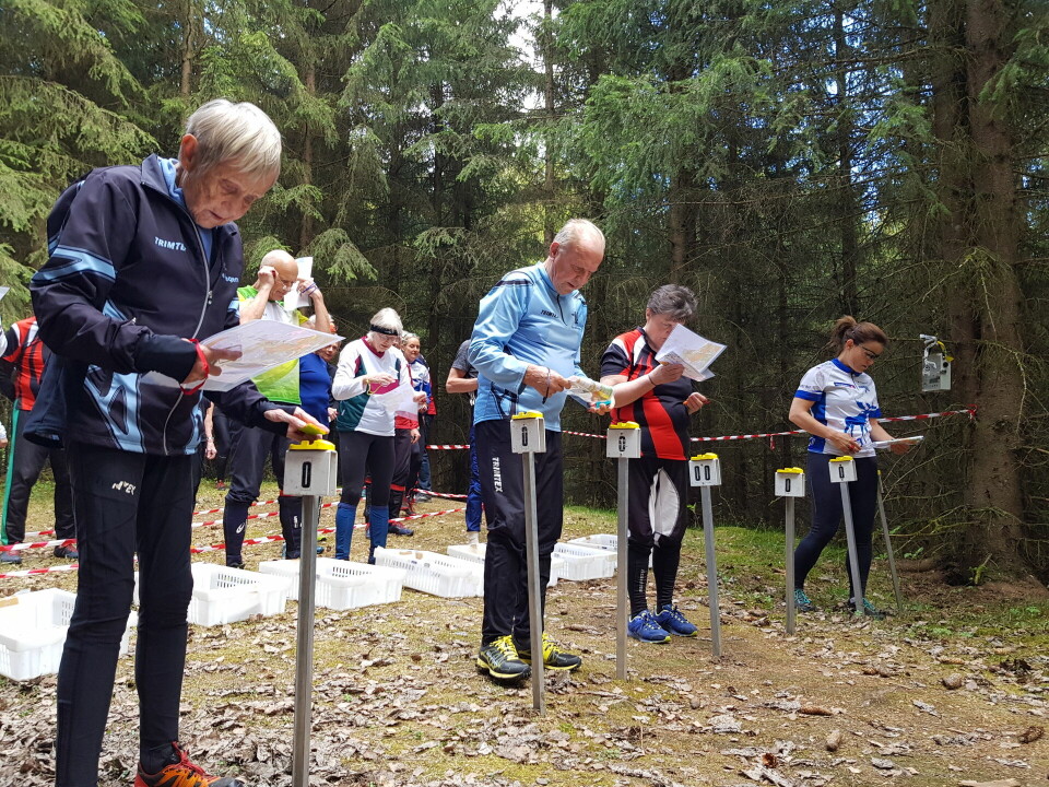 Start med et minutts mellomrom pr. løype.