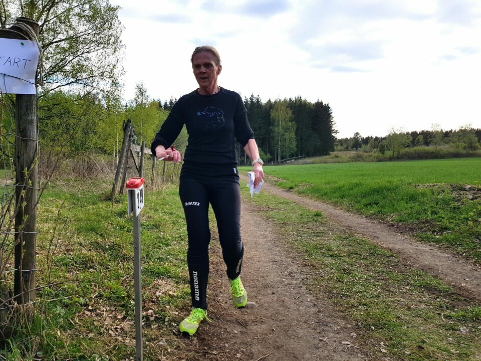 Kristin Haga målstempler.
