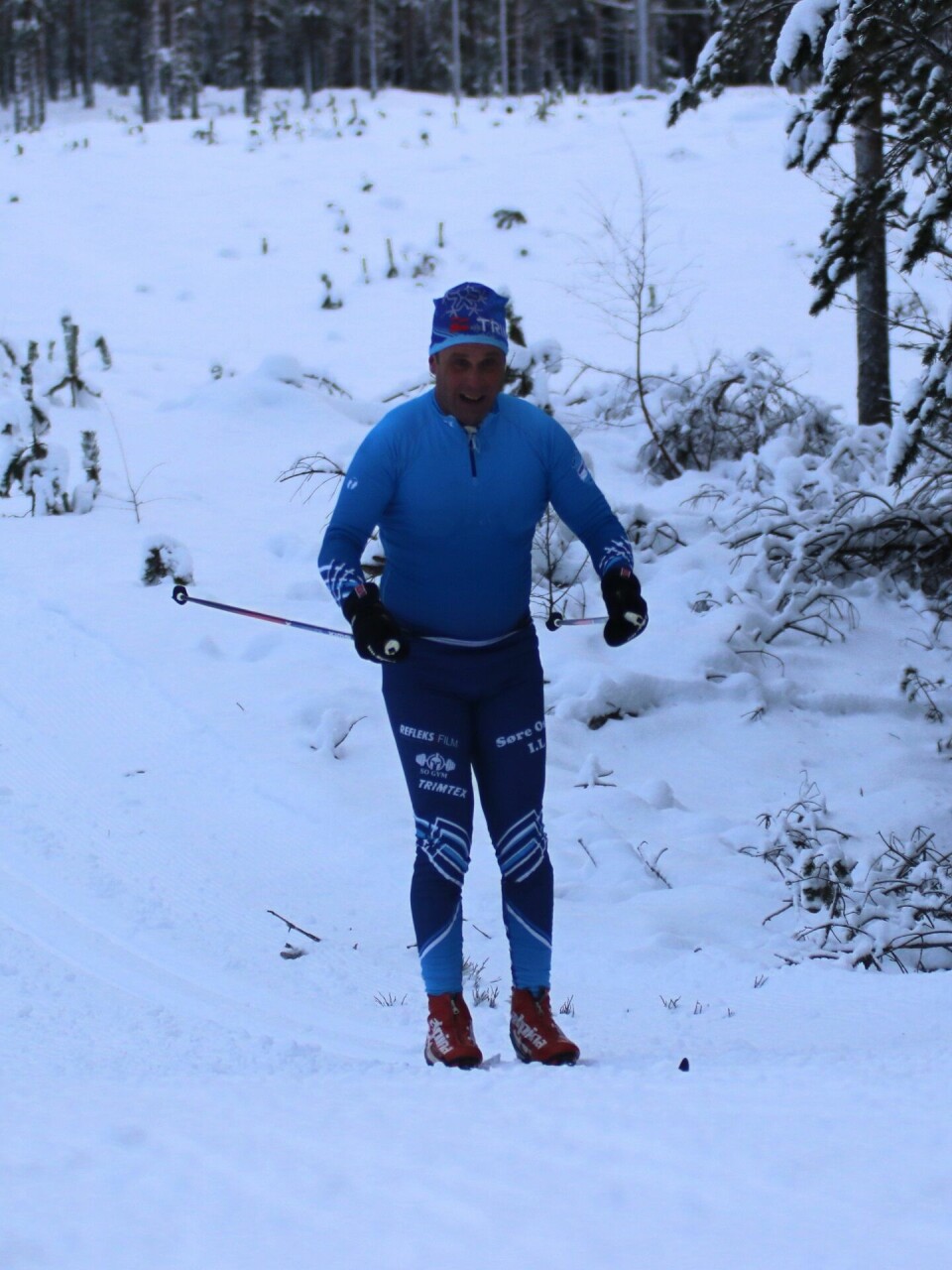 Trygve Toskedal Larsen staket julen raskest inn i Elverum