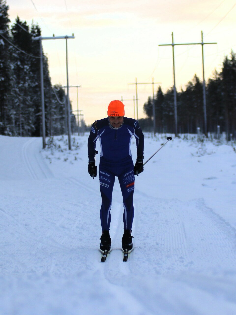 Trygve Toskedal Larsen staket julen raskest inn i Elverum