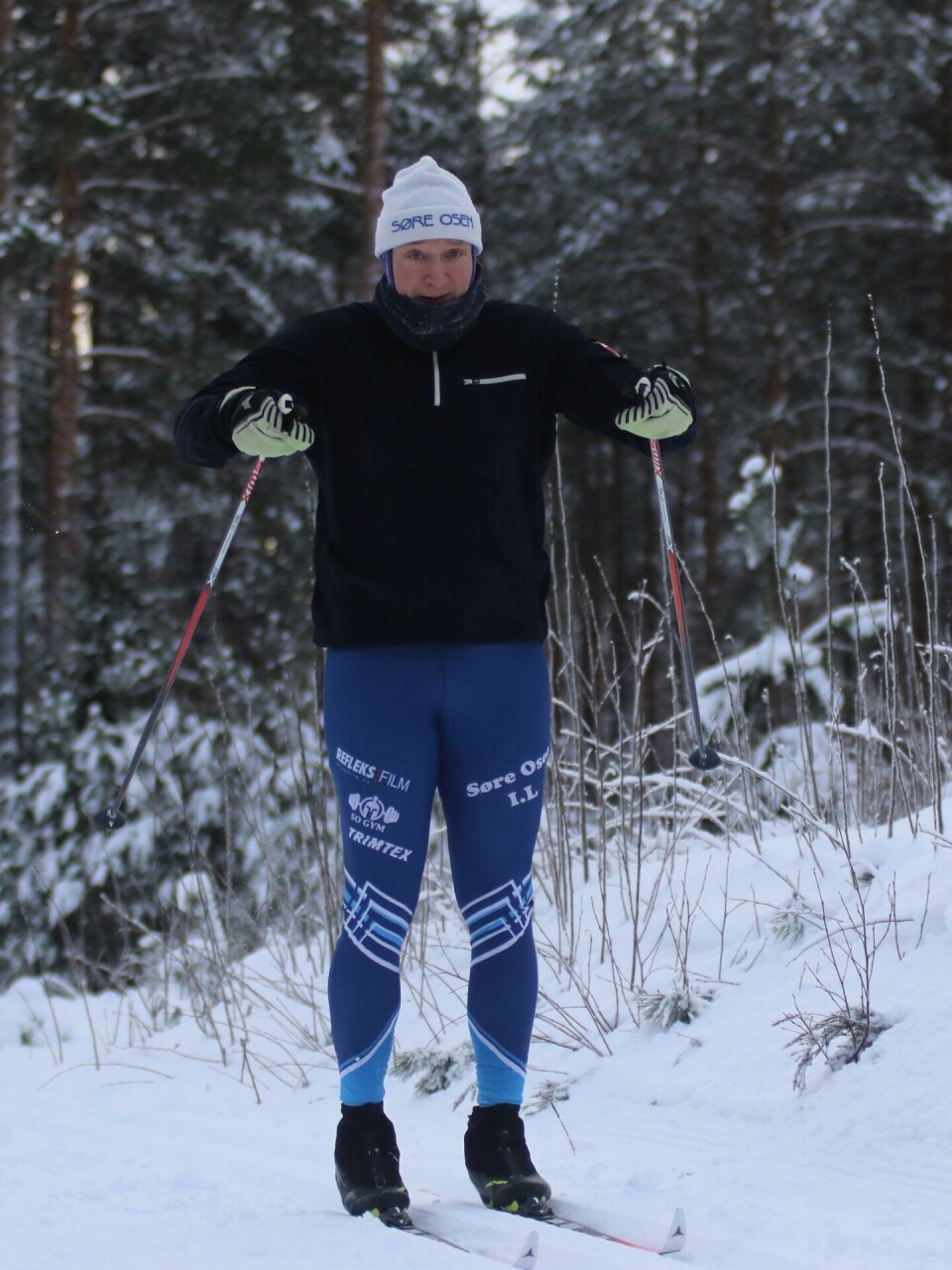 Trygve Toskedal Larsen staket julen raskest inn i Elverum