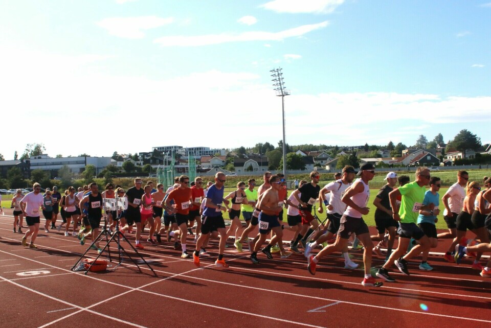 Het 10 000m i Hamarkarusellen med 20% DNF-ere på Børstad