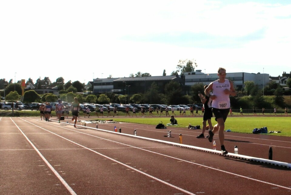 Het 10 000m i Hamarkarusellen med 20% DNF-ere på Børstad
