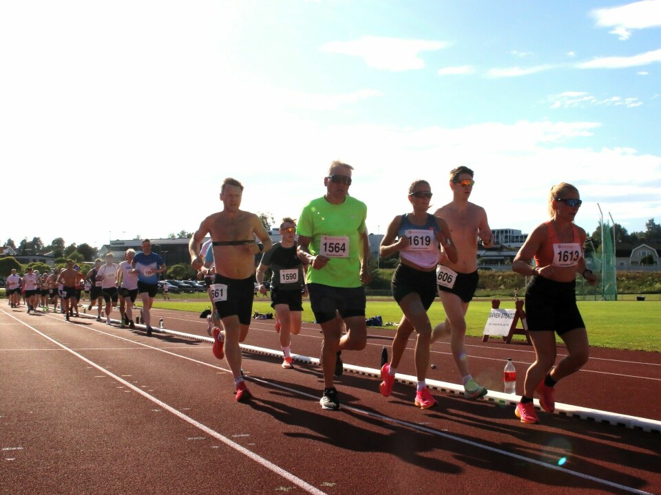 Het 10 000m i Hamarkarusellen med 20% DNF-ere på Børstad