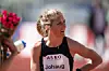 Therese Johaug etter personlig rekord på Bislett. Sluttiden ble 31:32,86. (Foto: Samuel Hafsahl)