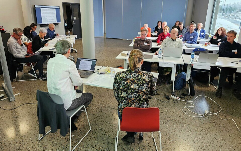 Landsmøtet til Kondis hadde 21 oppmøtte (hvorav 16 stemmeberettigede). (Foto: Bjørn Johannessen) Kondis Landsmøte 2025 - Jessheimbadet