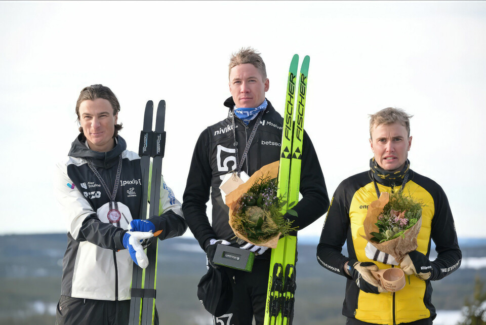 Fra venstre: Max Novak, Emil Persson og Torleif Syrstad. (Foto: Reichert/NordicFocus)