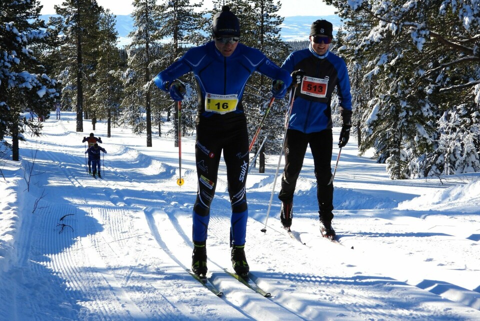 Sigurd Sollien Hulbak på vei til 9. plass.