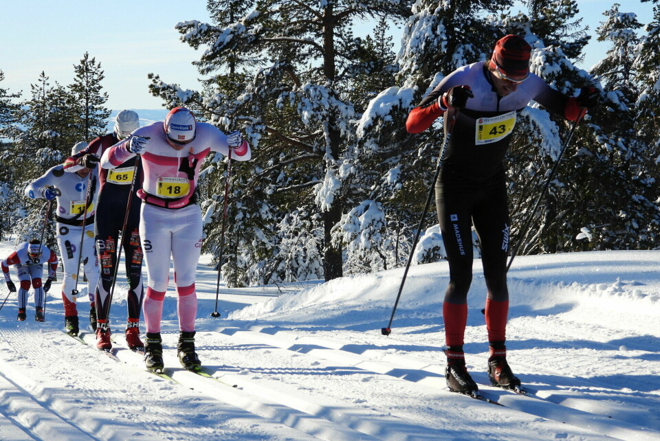 Lars Berger (43) fra Øyer-Tretten vant sin klasse, M45, med ti minutters margin og ble 11. mann totalt på plassen foran Edvard Hamilton (18) fra Sør-Fron.