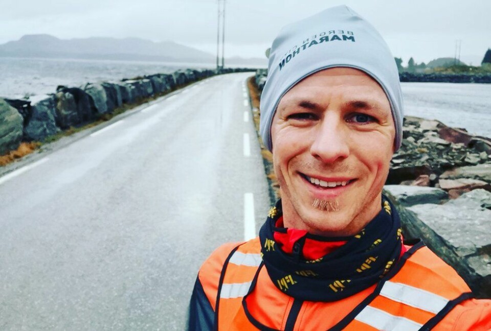 Kasper Brandt Slettebakken oppretta Radøy Løpeklubb som nå har blitt Kondistreninga Radøy LK for tre år sida. (Foto: Privat) Kasper Brandt Slettebakken