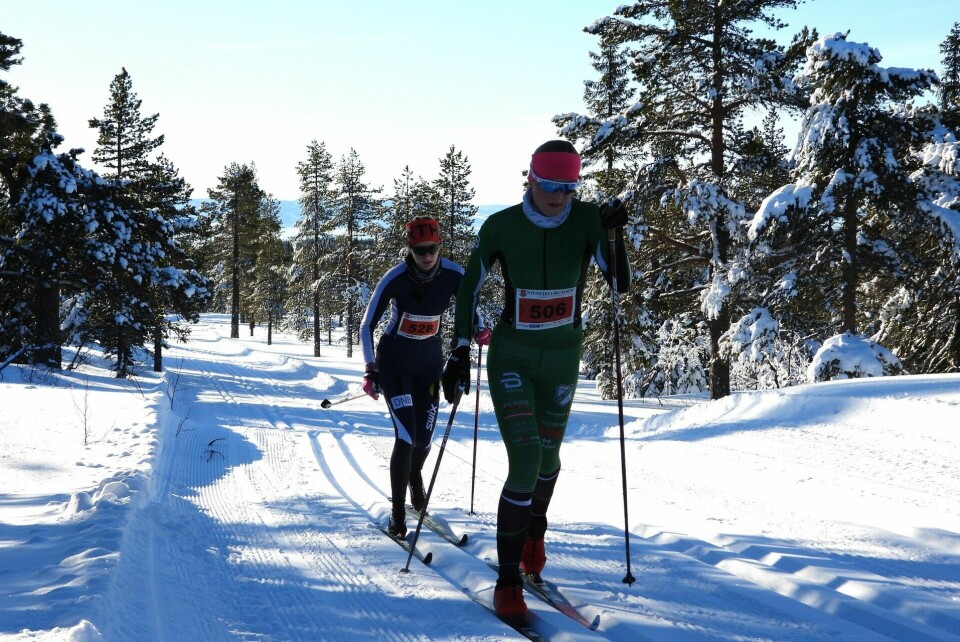 Tuva Grasbekk Pedersen og Pernille Gullikstad i den rekefølgen også i mål men avstanden ble noe større.