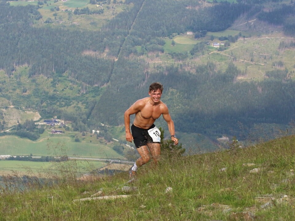 Njål Pedersen opp og fram til seier i Kvitfjell Opp. (Foto: Rolf Bakken)