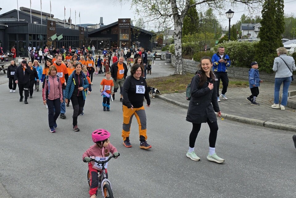 Juniormarsjen er i gang.(Foto: Kristoffer Kalland)