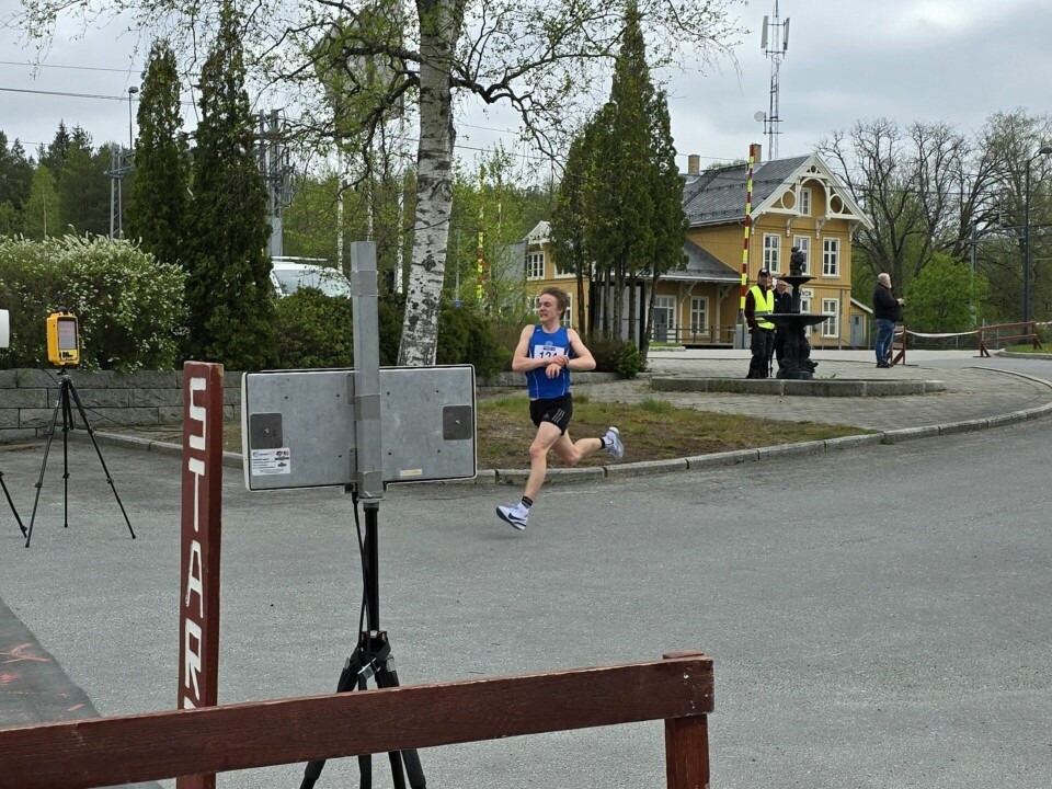 Martin Holtet klokker inn på 30 blank.(Foto: Kristoffer Kalland)