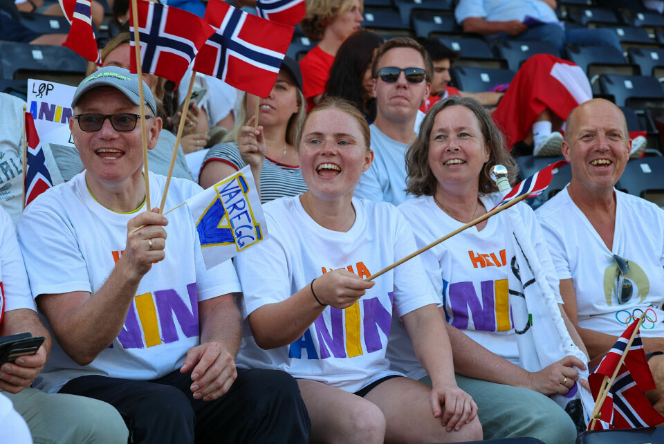 Anine Dyrdal hadde sin egen heiagjeng fra Varegg.