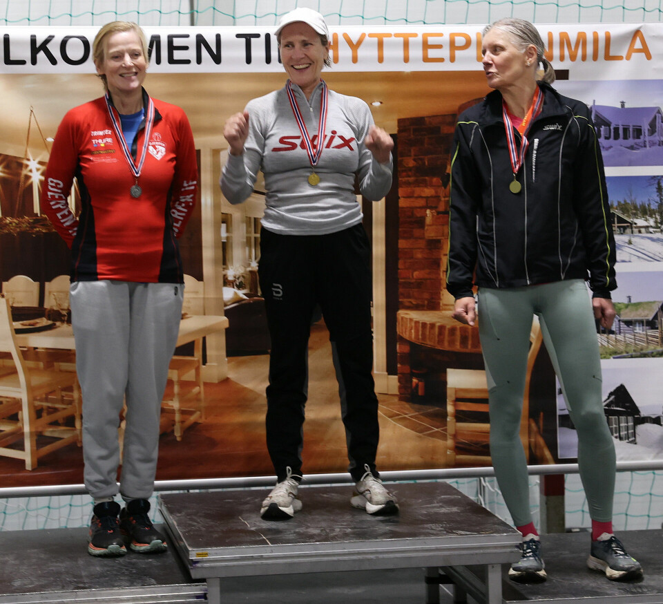 Jevnt i toppen:Det var jevnt i kampen om medaljene i klasse 60-64 år. (Foto: Samuel Hafsahl) Premier_NM_kvinner_60-64aar_8U3A3523.jpg