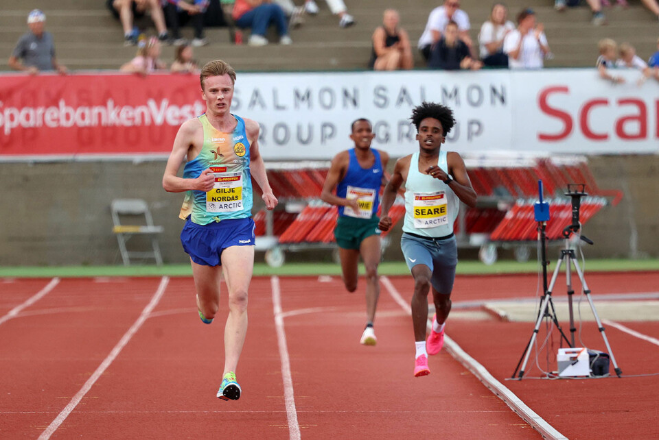 Narve Gilje Nordås med overbevisende seier på 7.35.75 på 3000 m