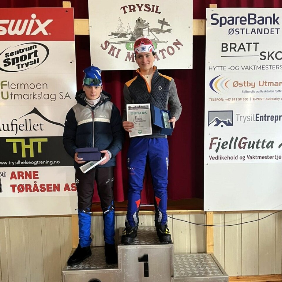 3 x Henrik på topp i Trysil Skimaraton