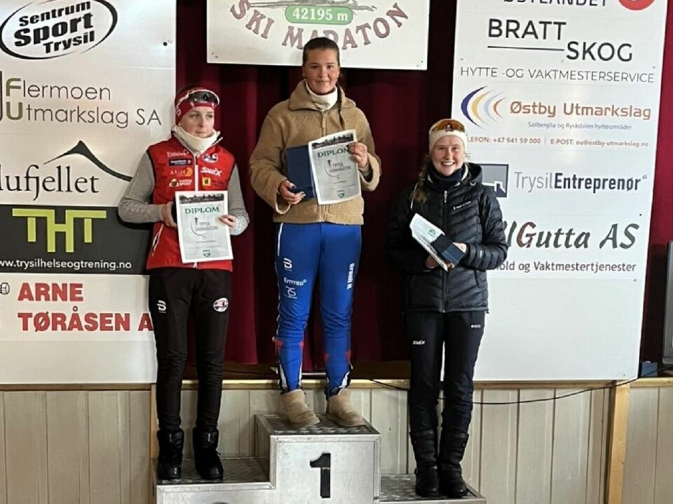 3 x Henrik på topp i Trysil Skimaraton