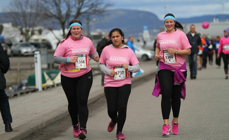 Holmestrand Maraton: I morgen braker det løs med nok et Holmestrand Maraton. Bildet er fra arrangementet i 2016. (Foto: Stine Skog Hansen / Kondis © Kondis) Holmestrand Maraton 2016