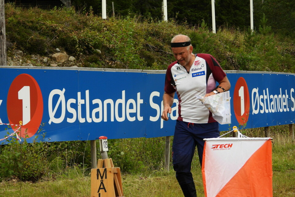 KM langdistanse for Innlandet o-krets fra Gåsbu i Vangsåsen