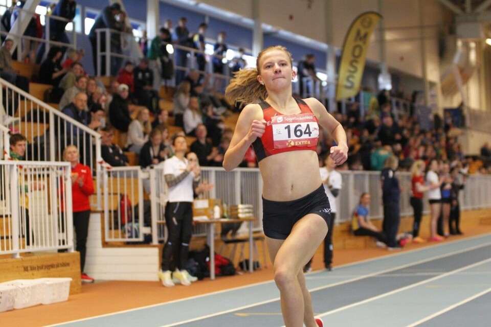 Favorittseier til Astrid Cecilie Berntsen på 800 m i J17