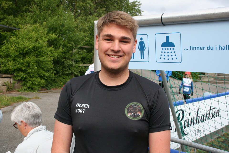 Fredrik Olsen (21) deltok for første gang.(Foto: Sverre Larsen)